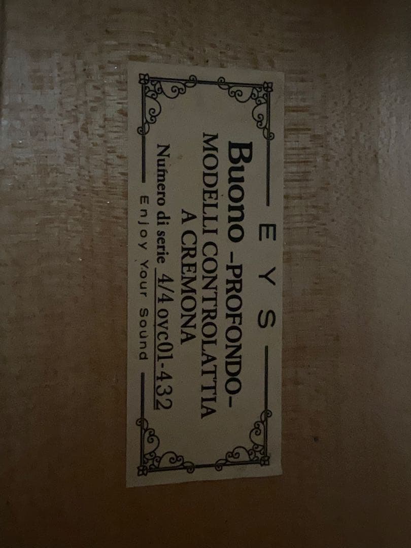 チェロ本体・付属品・ハードケース