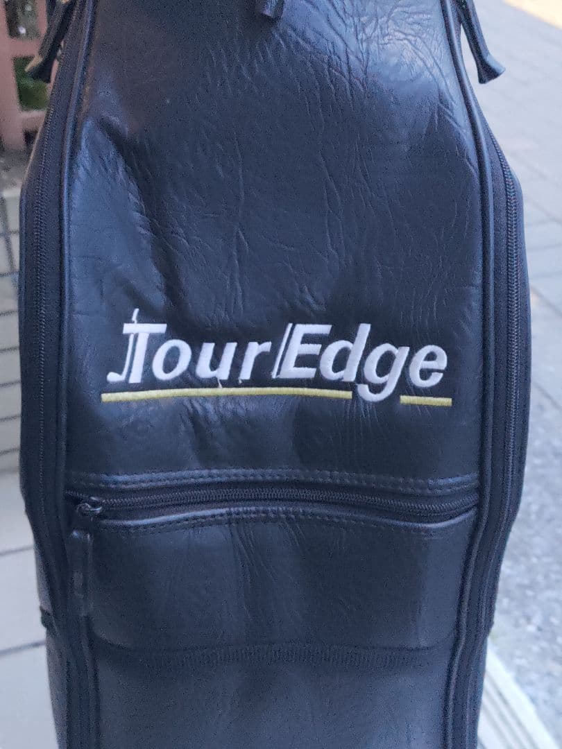 希少 TOUR EDGE キャディーバッグ ゴルフバッグ ブラック ツアーエッジ