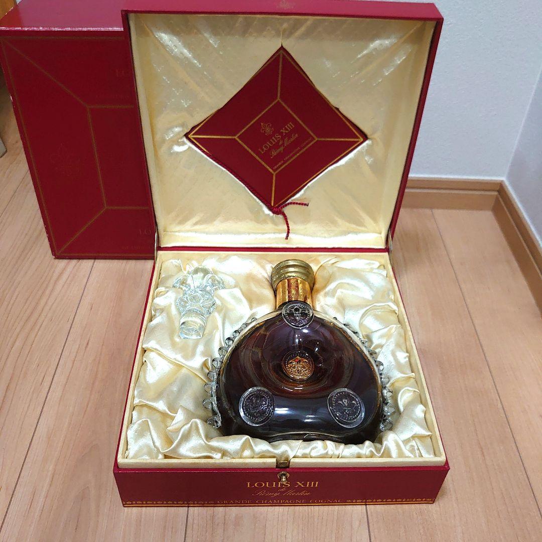 レミーマルタン ルイ13世 金キャップ　替栓付き・四角形箱　未開封・訳有