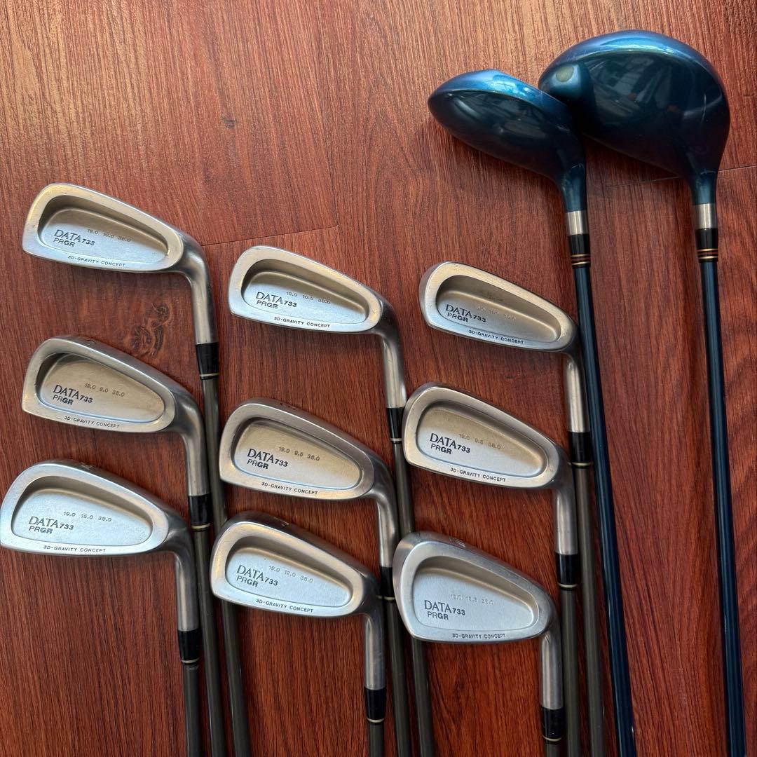 レディース ゴルフクラブセット PRGR＋ダイワ＋テーラーメイド バッグ付