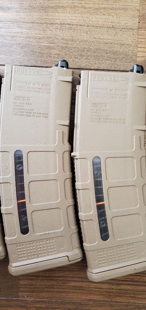 実物 MAGPUL PMAG Gen3 トレポン 加工品 4本セット FDE