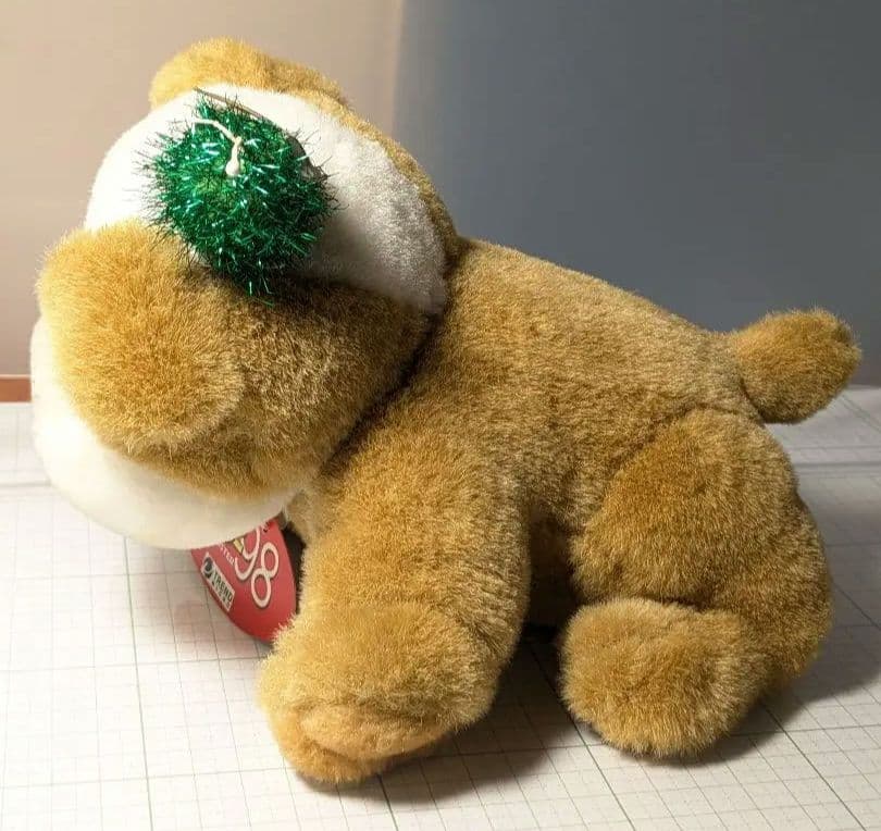 激レア　ウイルスバスター98　ブルドッグ　ぬいぐるみ　犬　レトロ