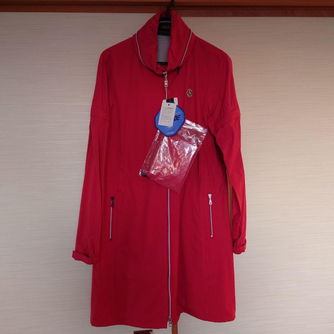 adabat アダバット レディース レインウェア フルジップ レッド