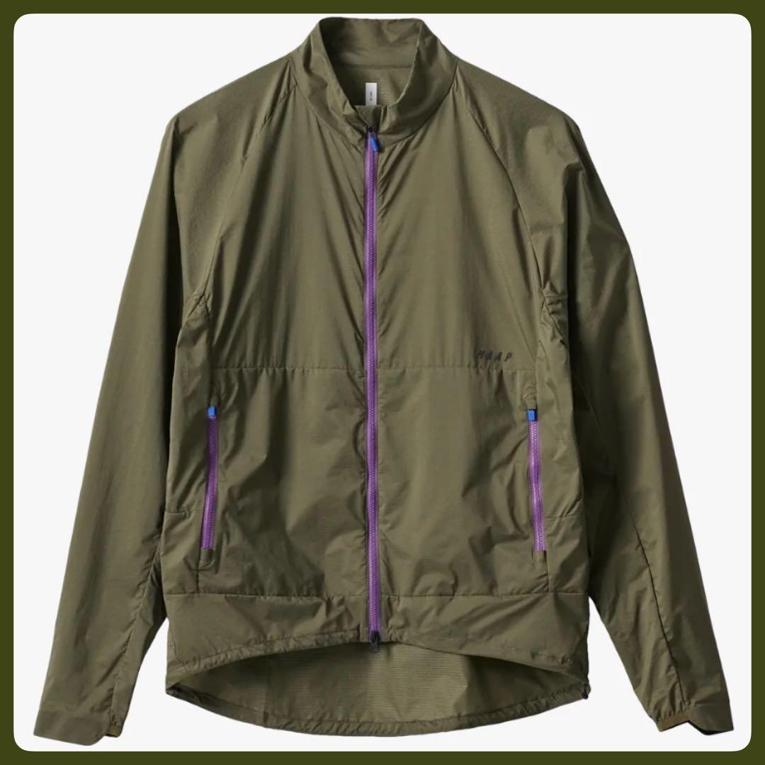  Alt_Road Wind Jacket メンズM 防風シェル カーキ