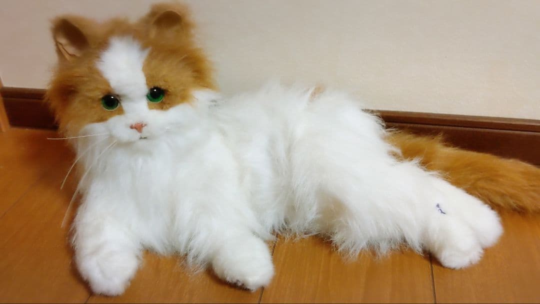 リアル 美品 動く 鳴く 等身大 バーチャルペット ロボット おもちゃ ねこ