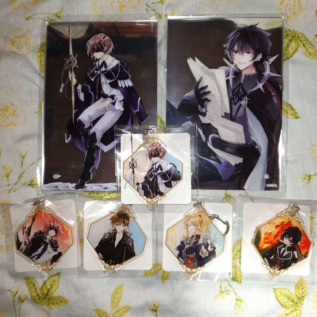 魔術師クノンは見えている　くじ引き堂　ミラーアクリルプレート　アクキー　色紙