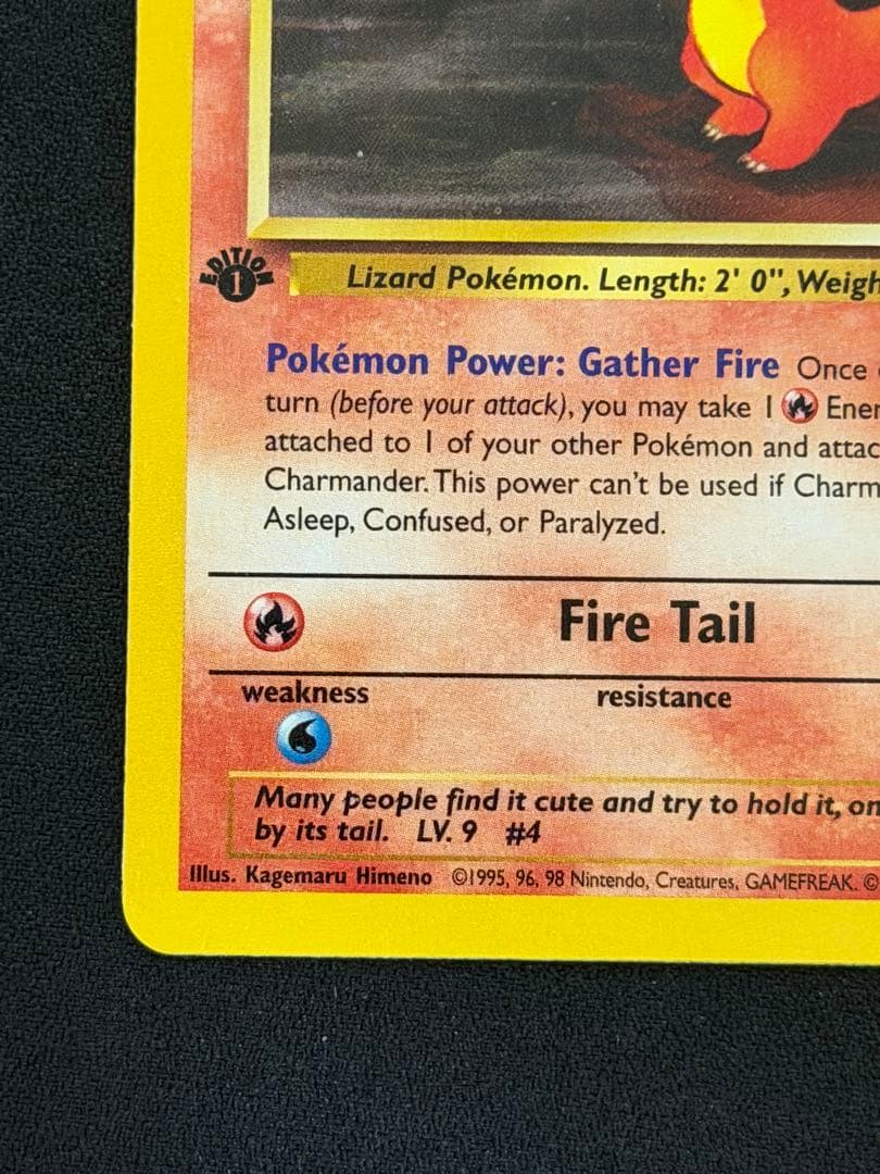 ヒトカゲ・リザード　英語版 Team Rocket 初版