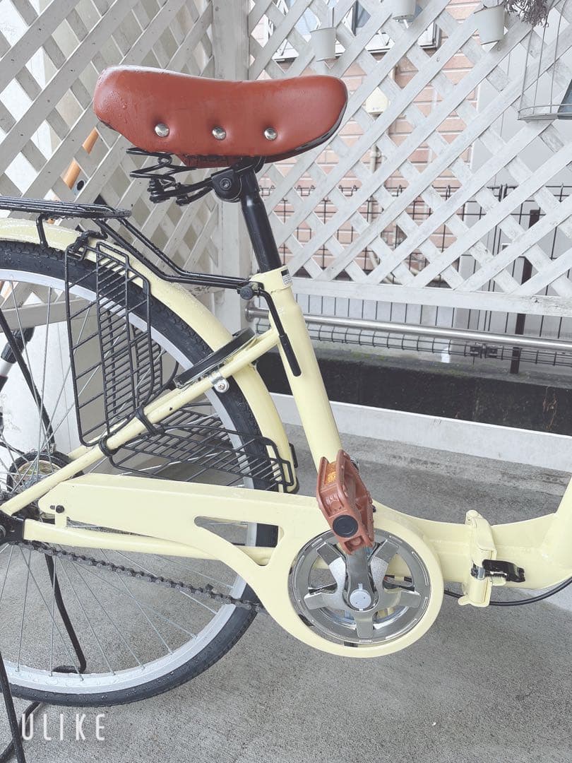 新品同様AIJYU CYCLE 折りたたみシティサイクル26インチ [TS26]