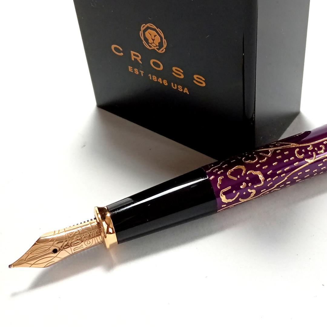 crf33 クロス万年筆 タウンゼント/イヤー・オブ・ザ・オックス F字 牛 紫