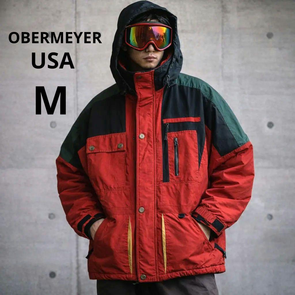 【美品 極暖 中綿入】高撥水 ロング丈【M】OBERMEYER スノージャケット