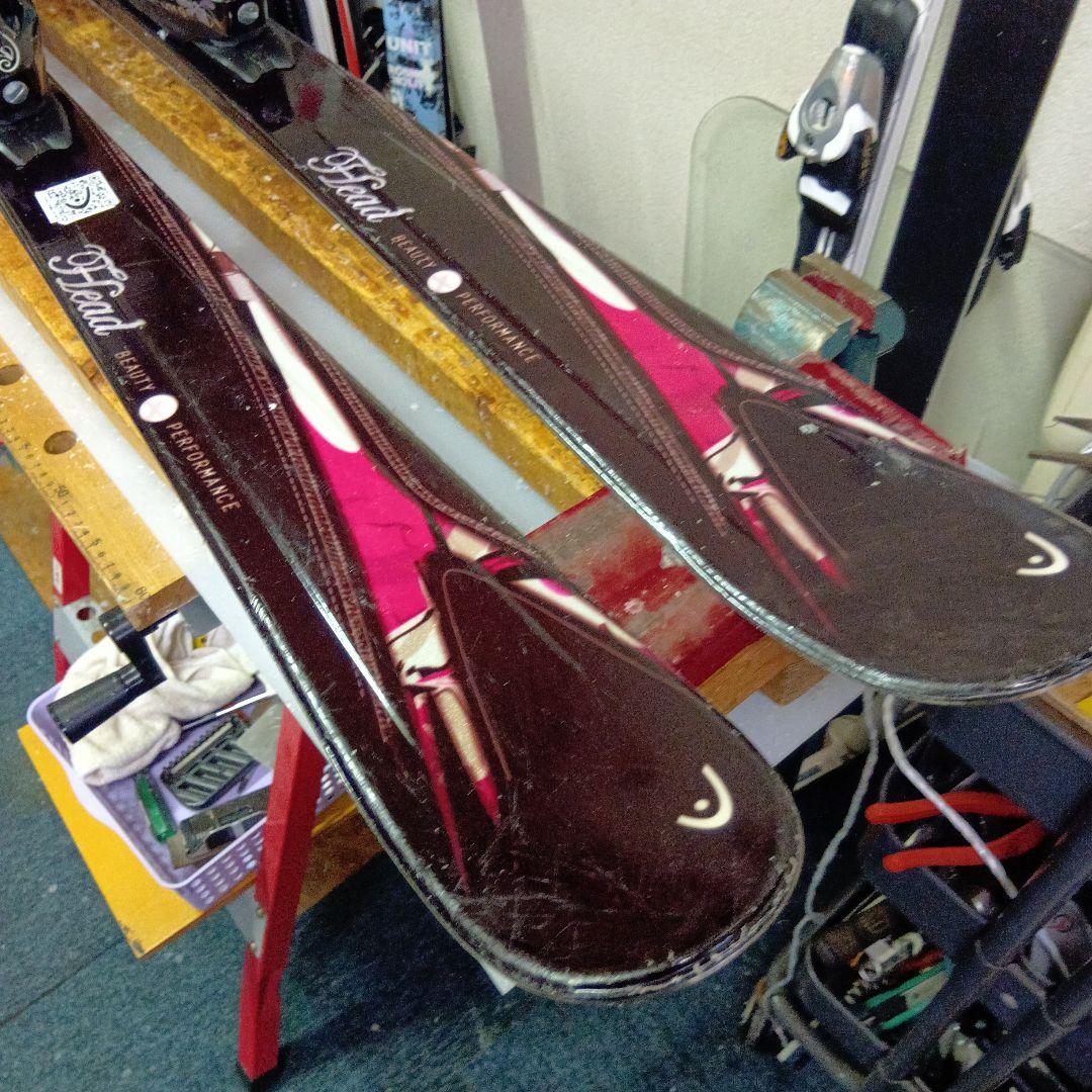 メンテナス済 142cmHEAD.靴25cm ストック付