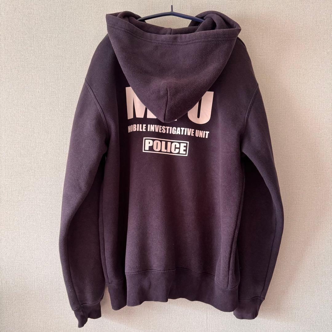 MIU ジップアップパーカー 「MIU404」 Lサイズ