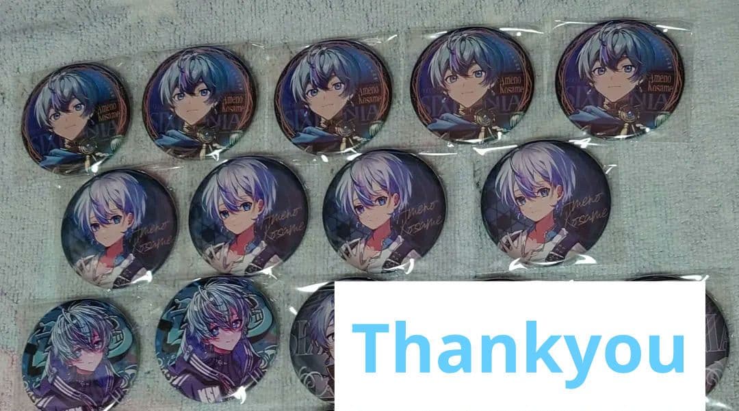 バラ可 シクフォニ 缶バッジ 第1弾 雨乃 こさめ JJ えんふぁん SWG