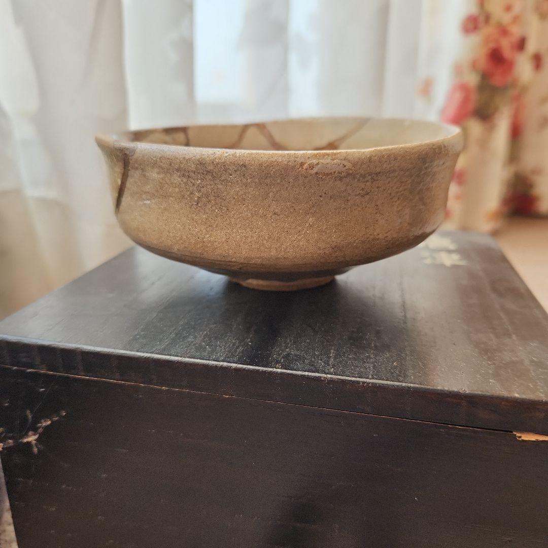 古唐津　馬盥茶碗　桃山から江戸初期