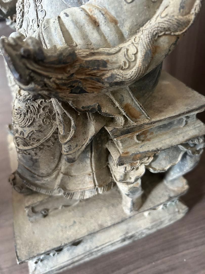 古董，財神像，（大）古銅製，清時代，重10千克