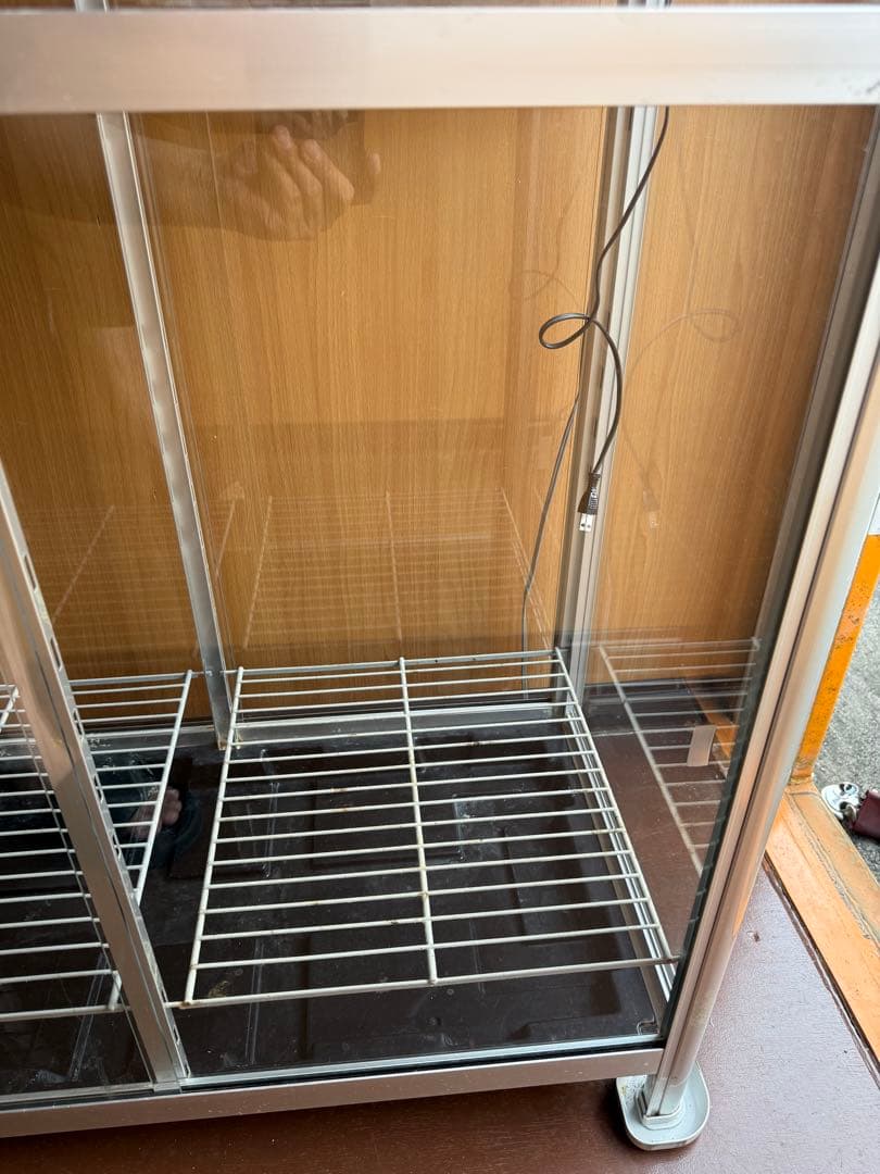 ガラス温室　FHB-1508S サーモ+専用換気扇付き