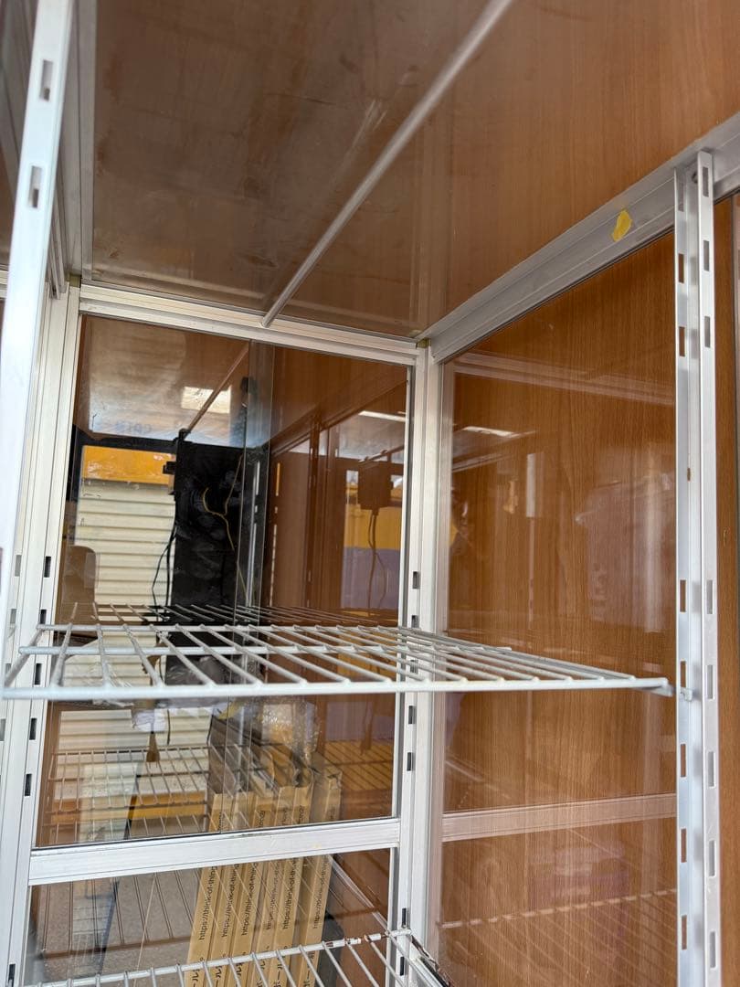 ガラス温室　FHB-1508S サーモ+専用換気扇付き