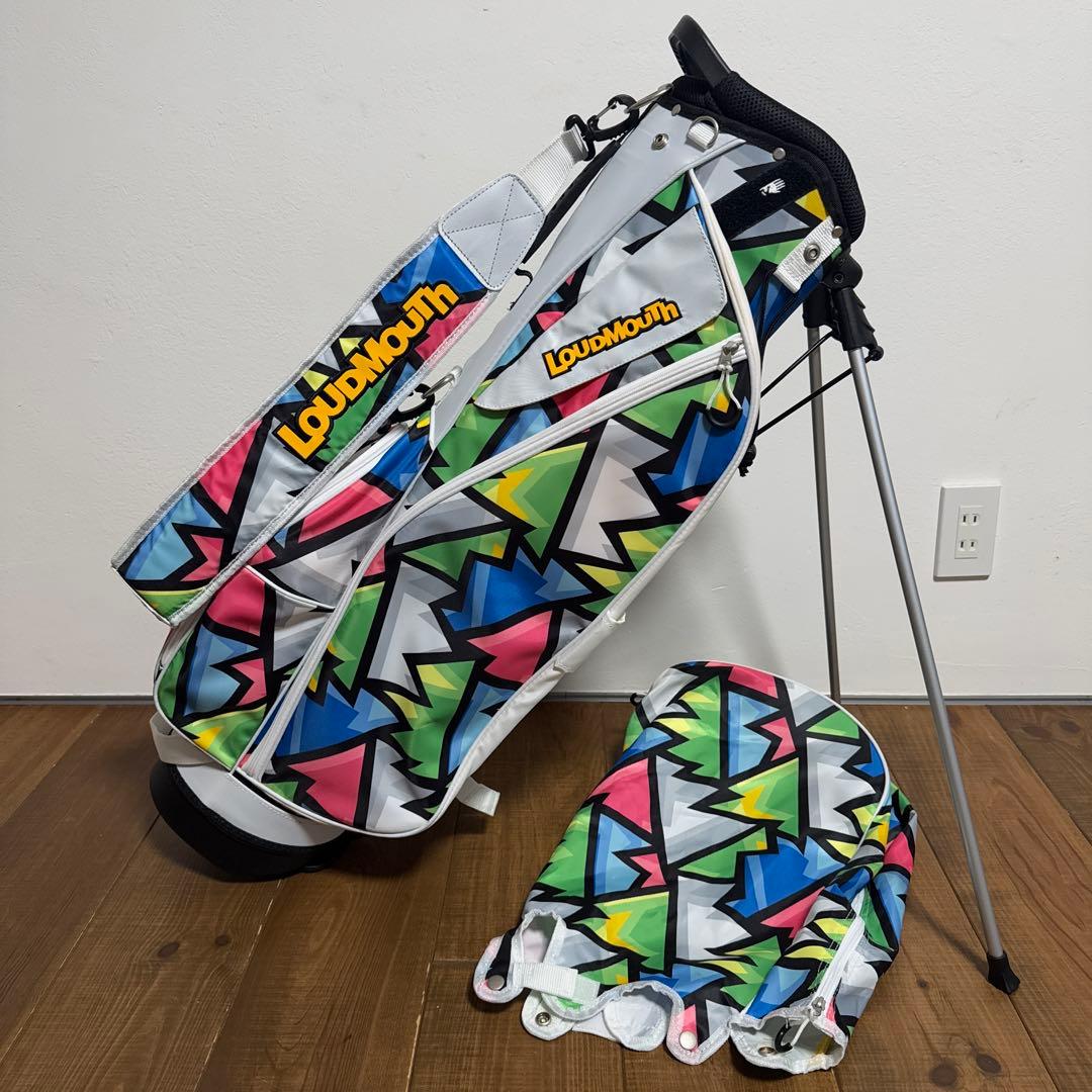 美品　ラウドマウス　キャディバッグ　スタンド式