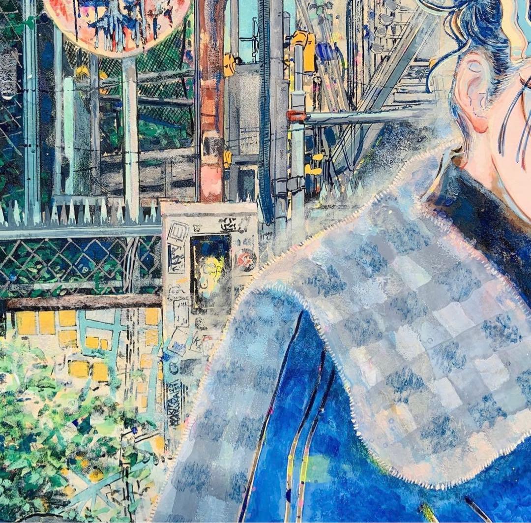 巻田はるか　unique 原画 一点もの　makita haruka