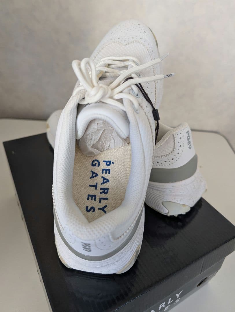 PEARLY GATES ホワイト スニーカー