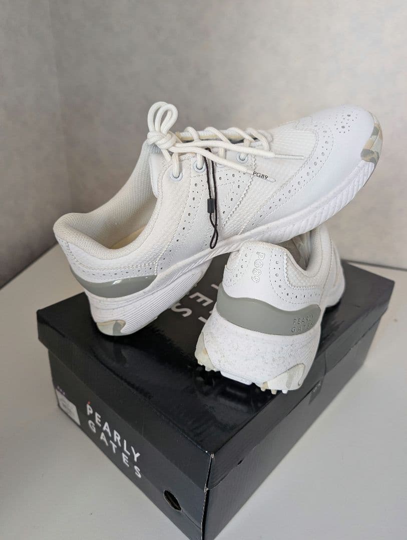 PEARLY GATES ホワイト スニーカー