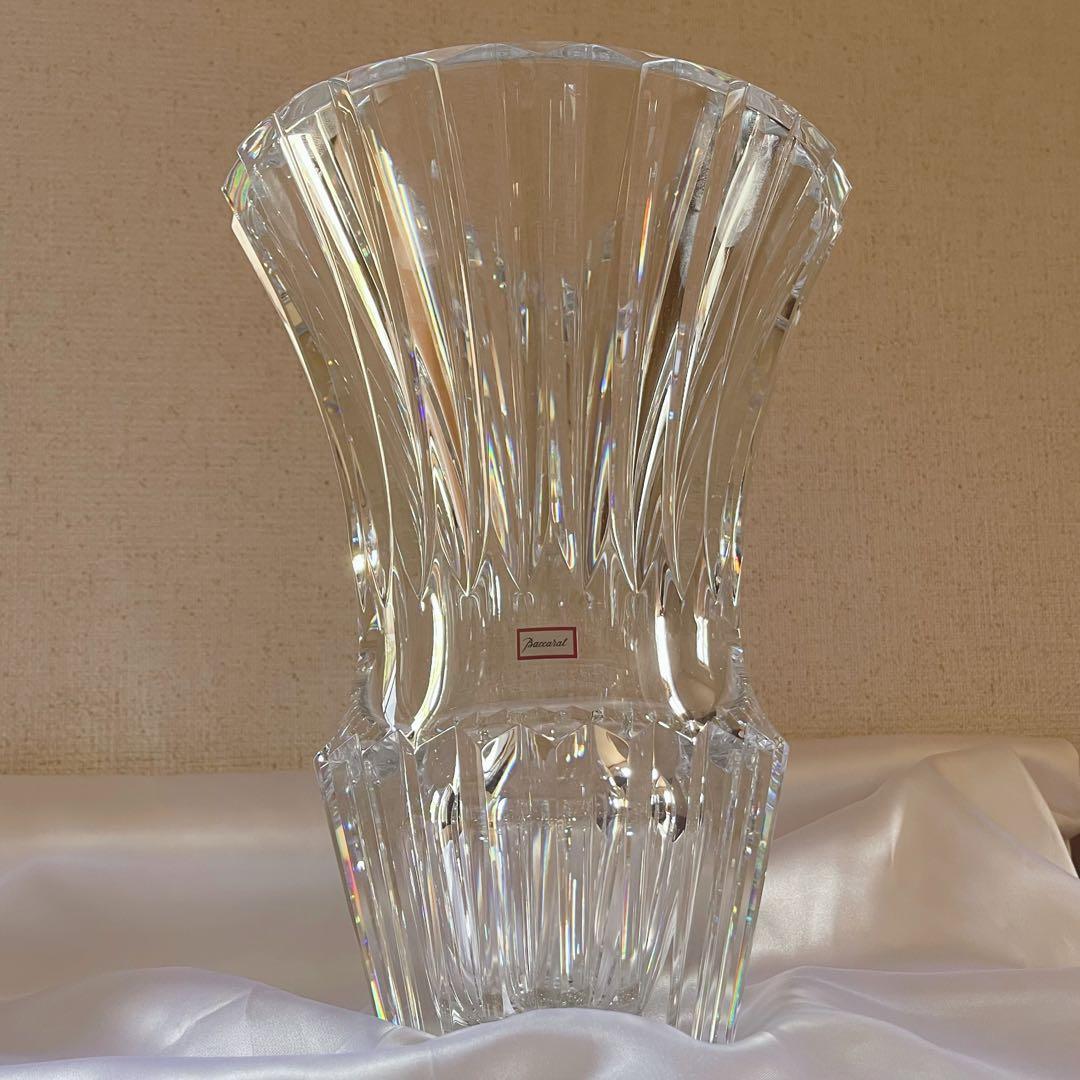 【値下げ】「美品」Baccarat バカラ　クリスタルガラス フラワーベース