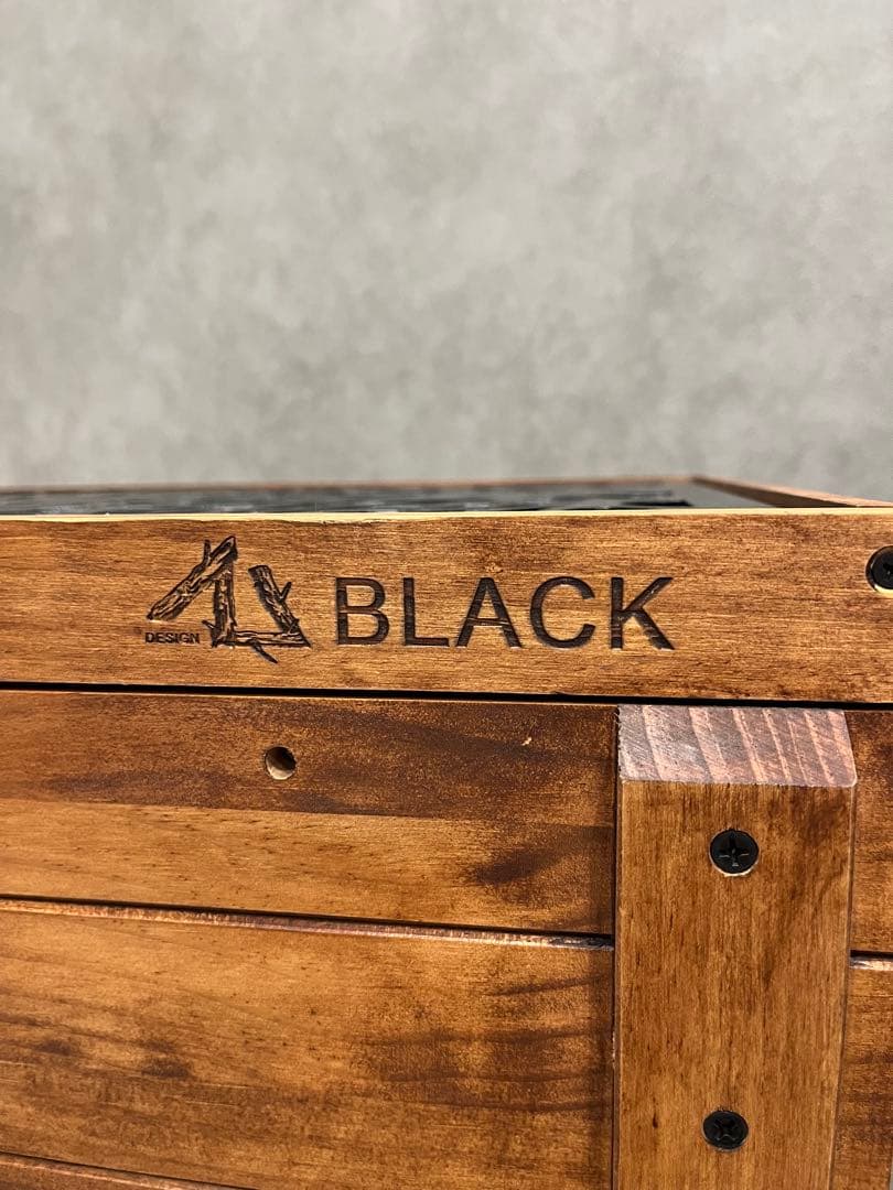 BLACK DESIGN 合舎 Xスタンド・プレート2枚付き　ブラックデザイン