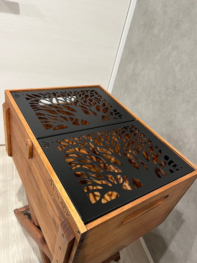 BLACK DESIGN 合舎 Xスタンド・プレート2枚付き　ブラックデザイン