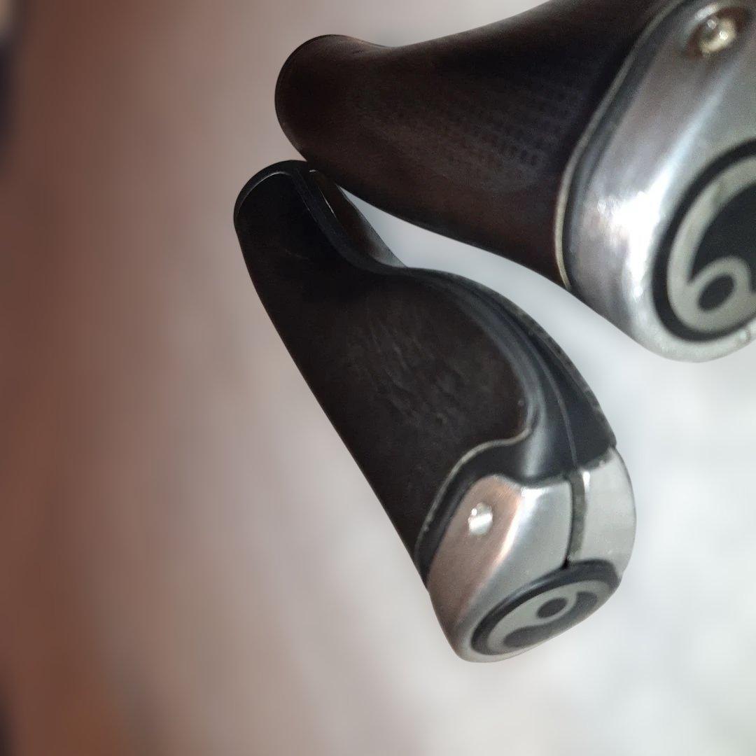 【廃盤・希少品】エルゴンGP1バイオレザーグリップラージロングブラウンブラック