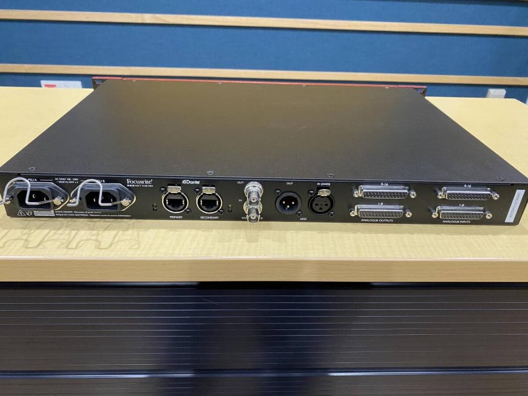 Focusrite REDNET A16R mk2 /Danteインターフェース