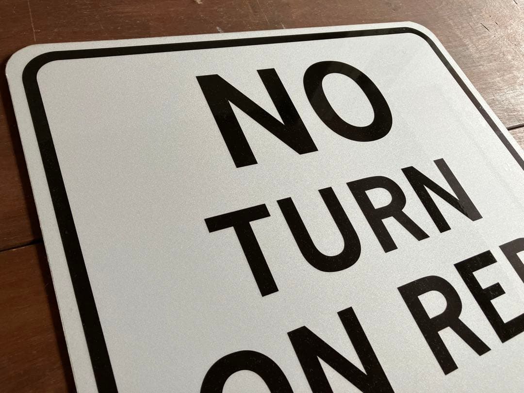 道路標識◆道路看板◆トラフィックサイン◆ロードサイン◆ストリート◆USA◆RED