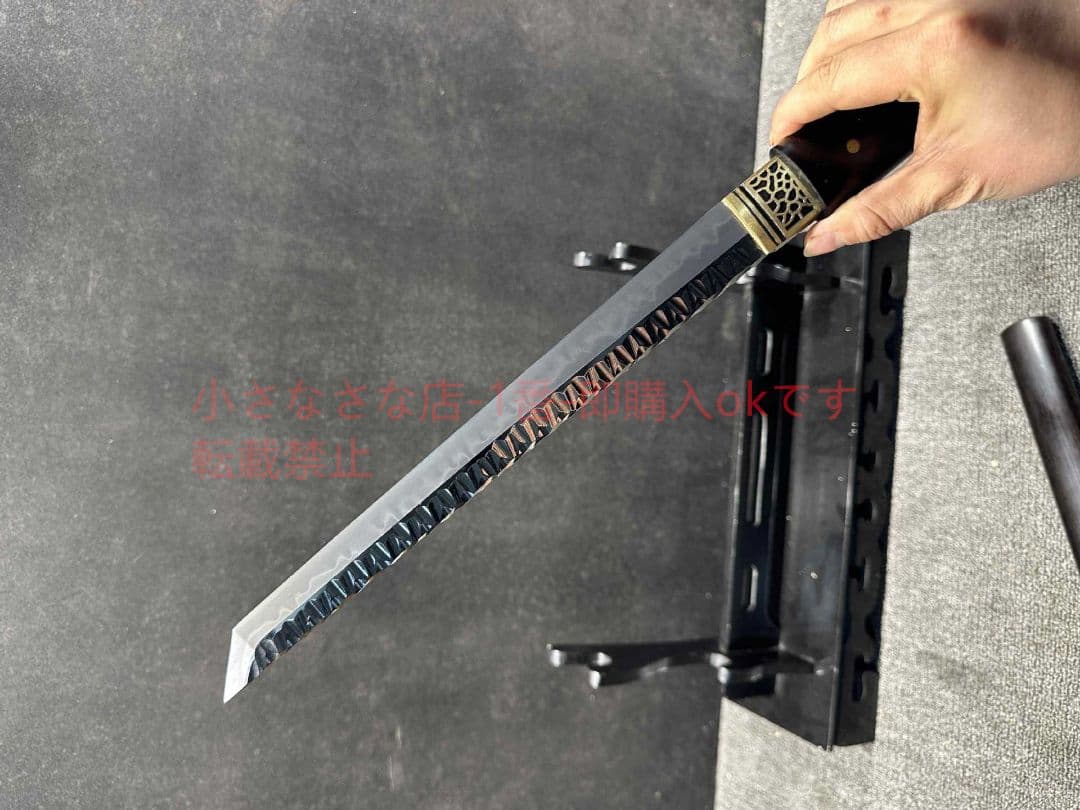 12寸素装石紋居合唐刀 武具 刀装具 日本刀 唐剣  模造刀·模擬刀  居合刀