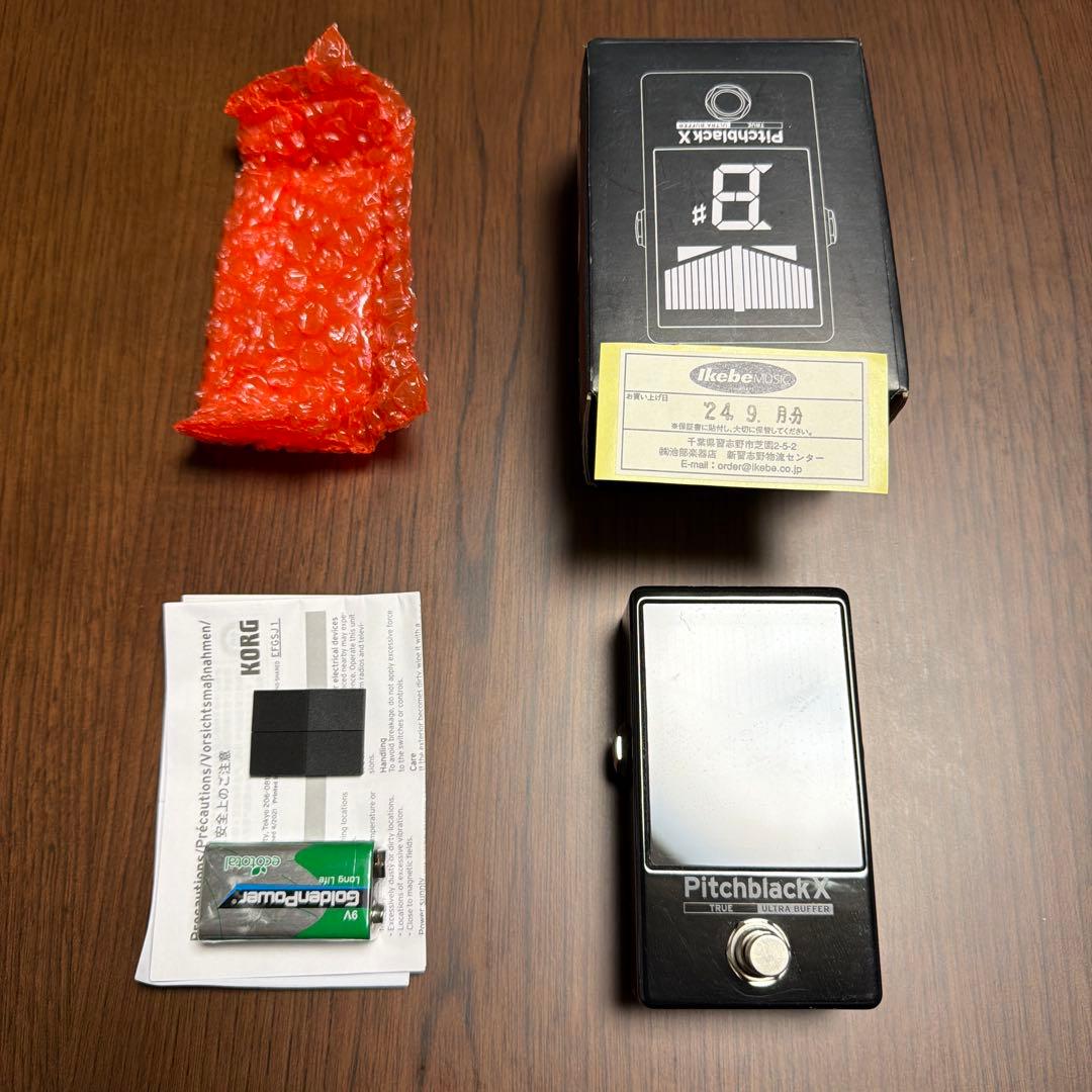 KORG Pitchblack X ペダルチューナー
