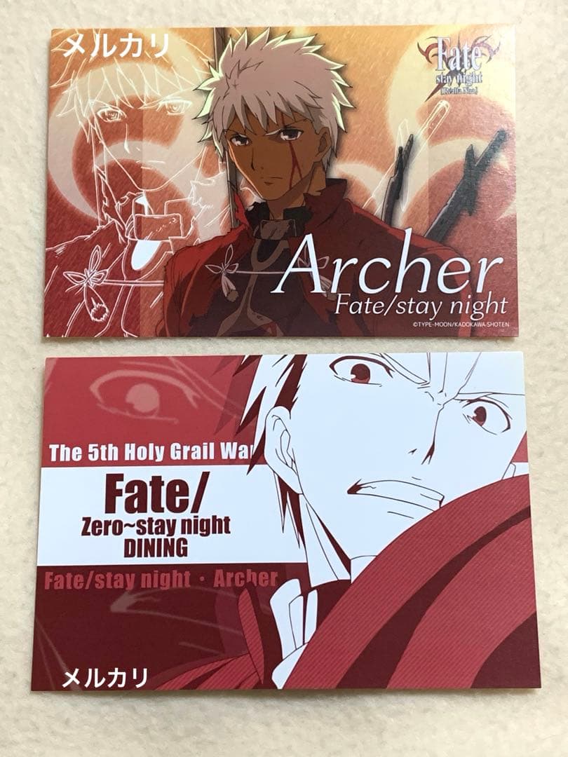 fate アーチャー ⑨ レアルタ ubw ポストカード ポスカ エミヤ