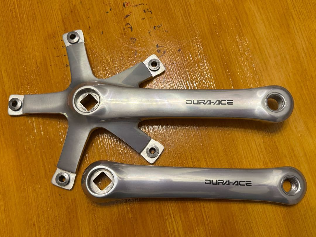 美品DURA-ACE ピスト用クランクFC-7600 165mm NJS刻印あり