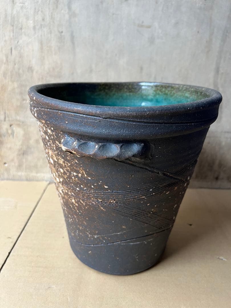 美しい古美術陶器花瓶