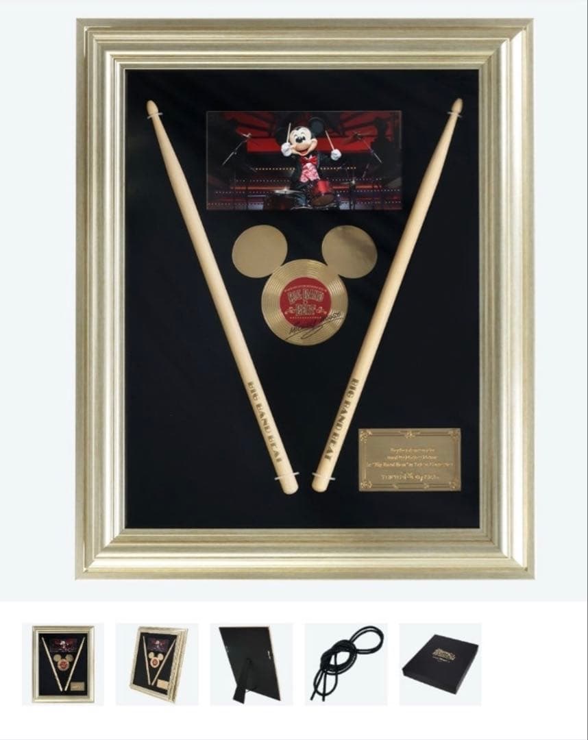 ミッキーマウス 額入りドラムスティック