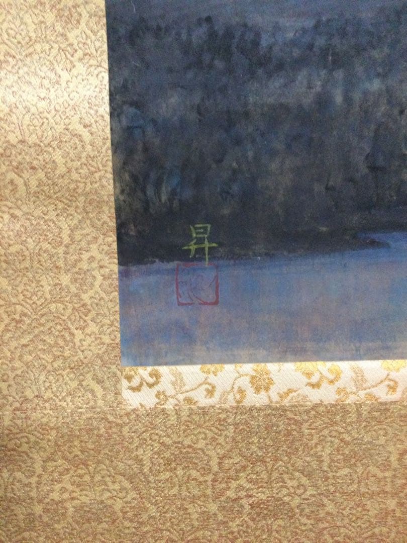 富士山の絵画 掛軸