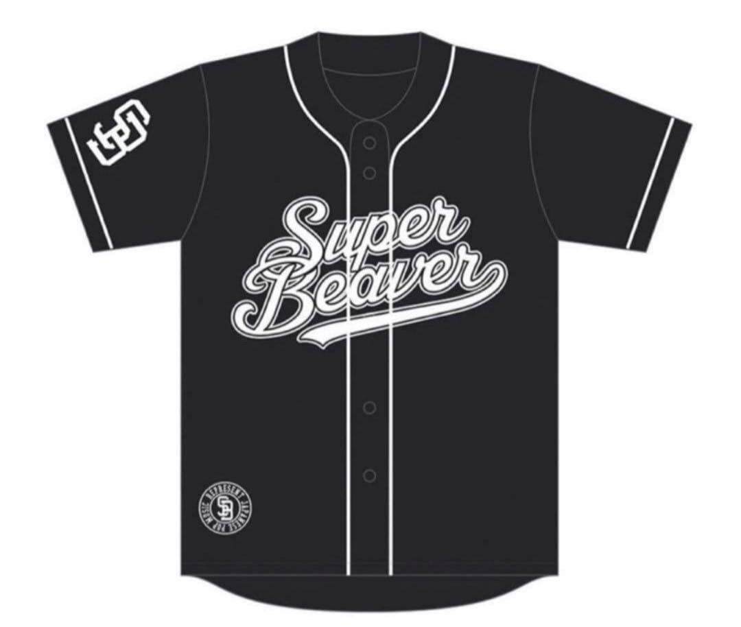 k*i様 SUPER BEAVER ベースボールシャツ ブラック XLサイズ