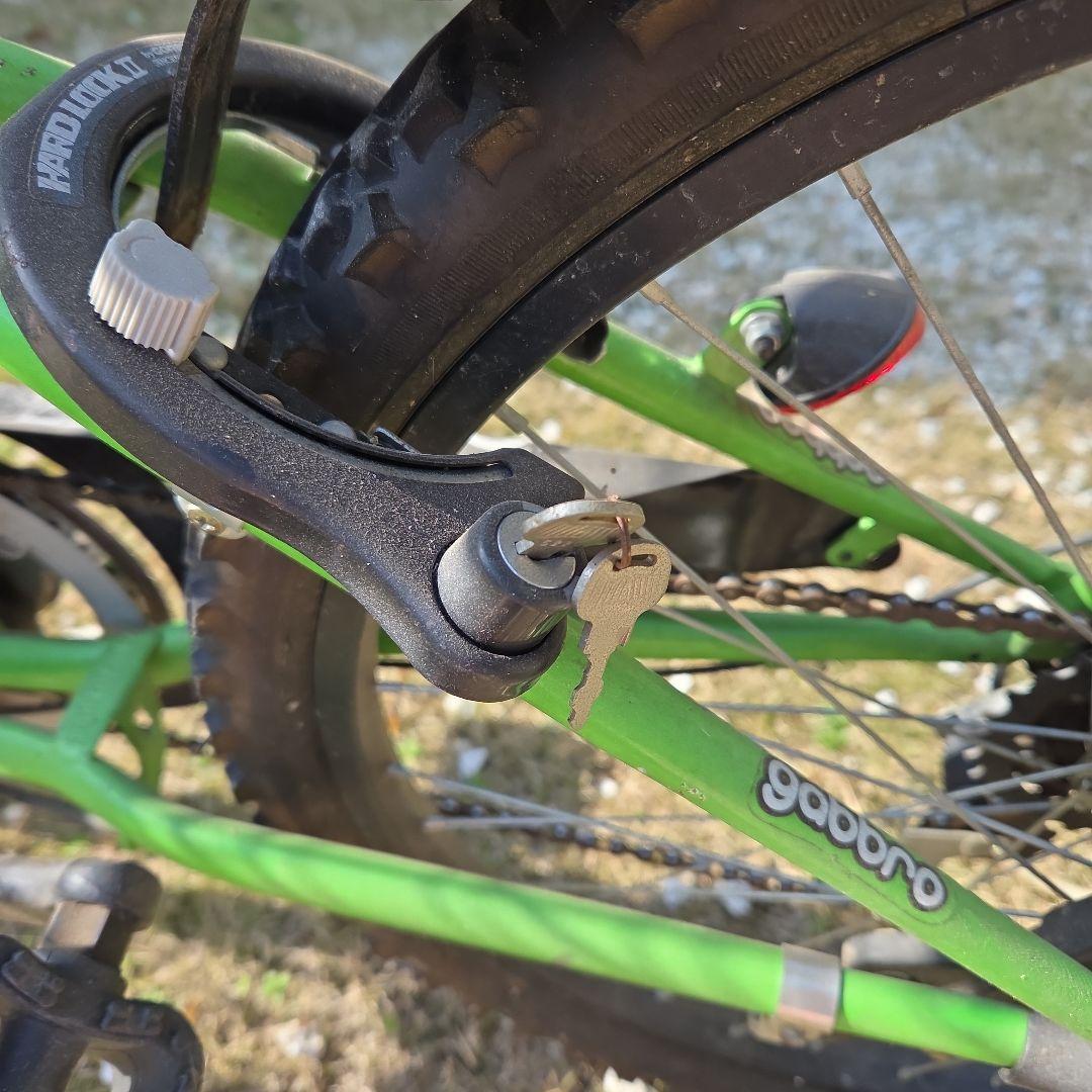 子供用自転車 グリーン 24インチ6段変速マウンテン【お値下げ】