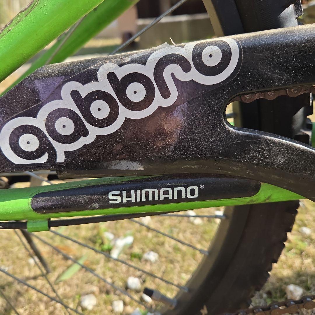 子供用自転車 グリーン 24インチ6段変速マウンテン【お値下げ】