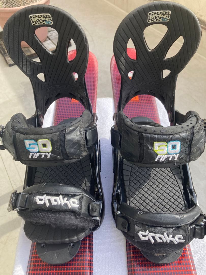 ショート(ファン)スキー　スノーボード　ブーツ用SALOMON×DRAKE 赤