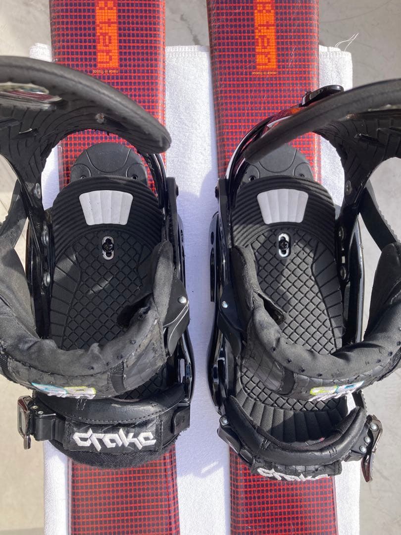 ショート(ファン)スキー　スノーボード　ブーツ用SALOMON×DRAKE 赤