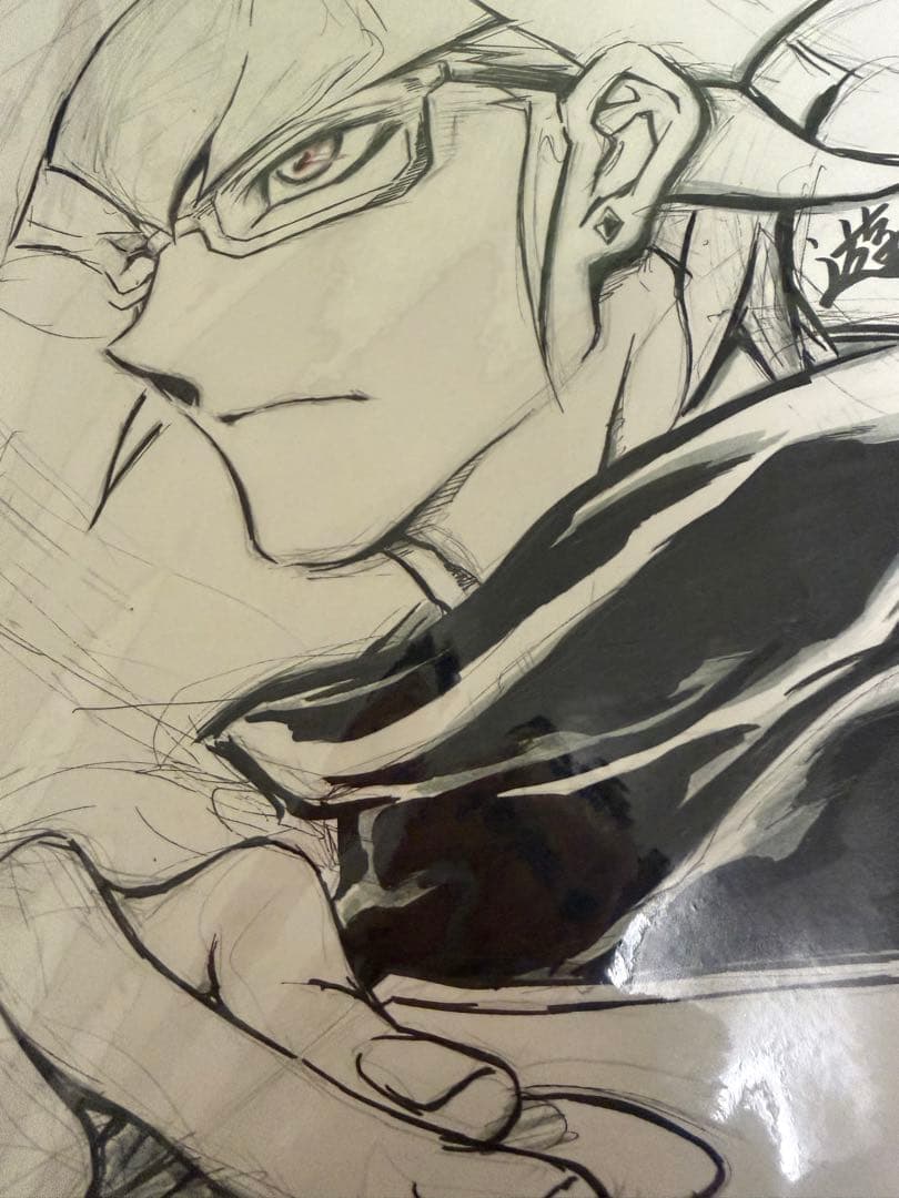 遊戯王ARC-V 赤馬零児 キャラクターデザイン直筆サイン色紙 横田明美