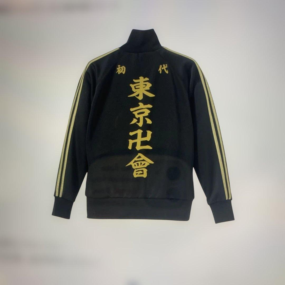 東京リベンジャーズ　卍會ジャージLサイズ ブラック×ゴールド
