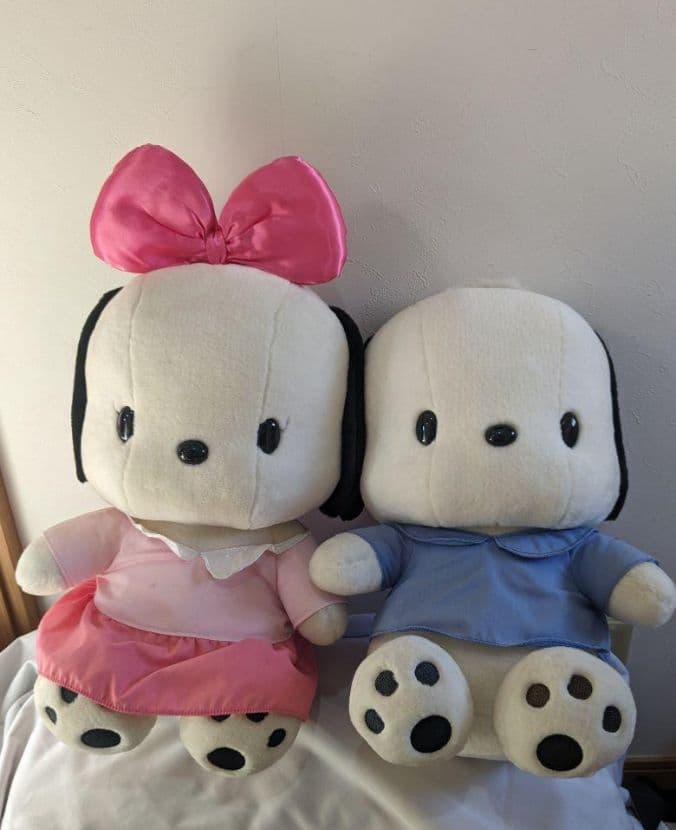 希少　非売品　ポチャッコ　ポチャミ　ぬいぐるみ　八千代銀行　着せ替え可能　レア