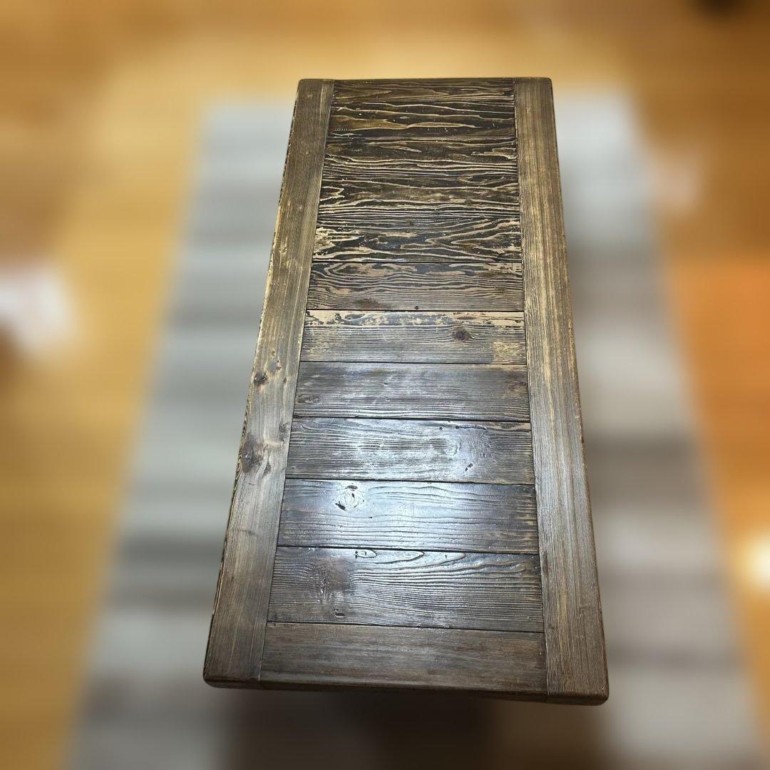 座卓　古材　古民家風　アジアン　和モダン　アンティーク　ビンテージ　レトロ