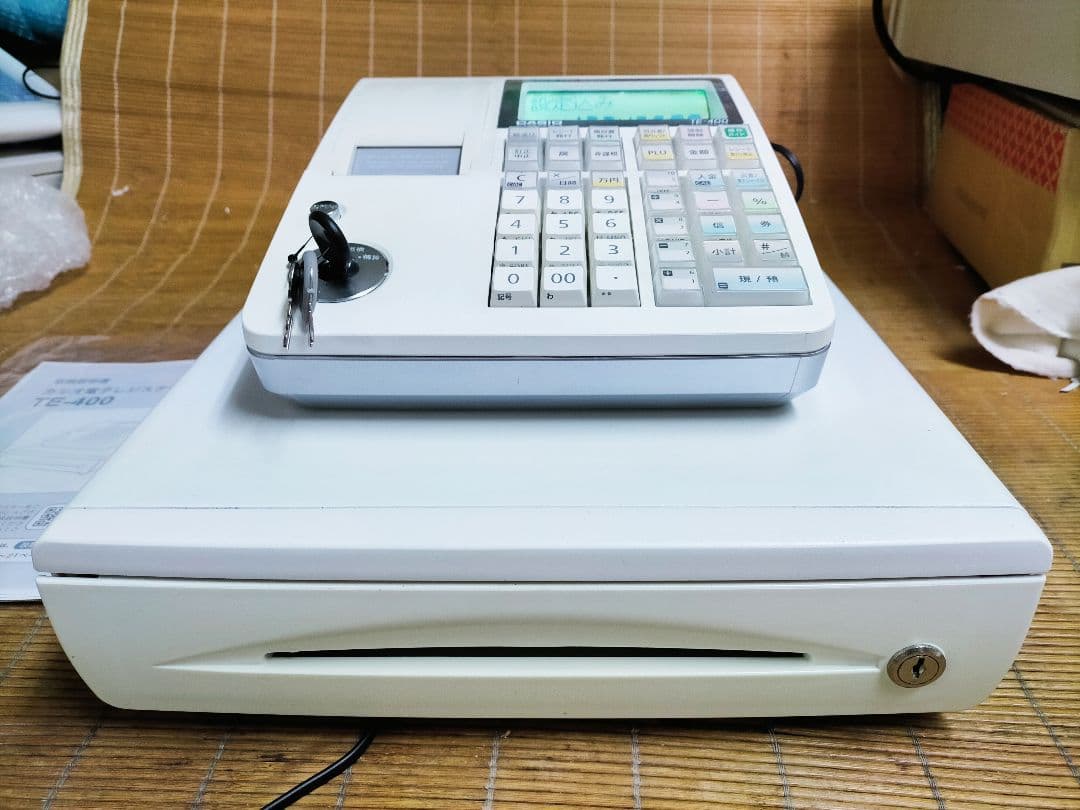 カシオレジスター　TE-400　フル設定無料　PC連携売上管理　890141