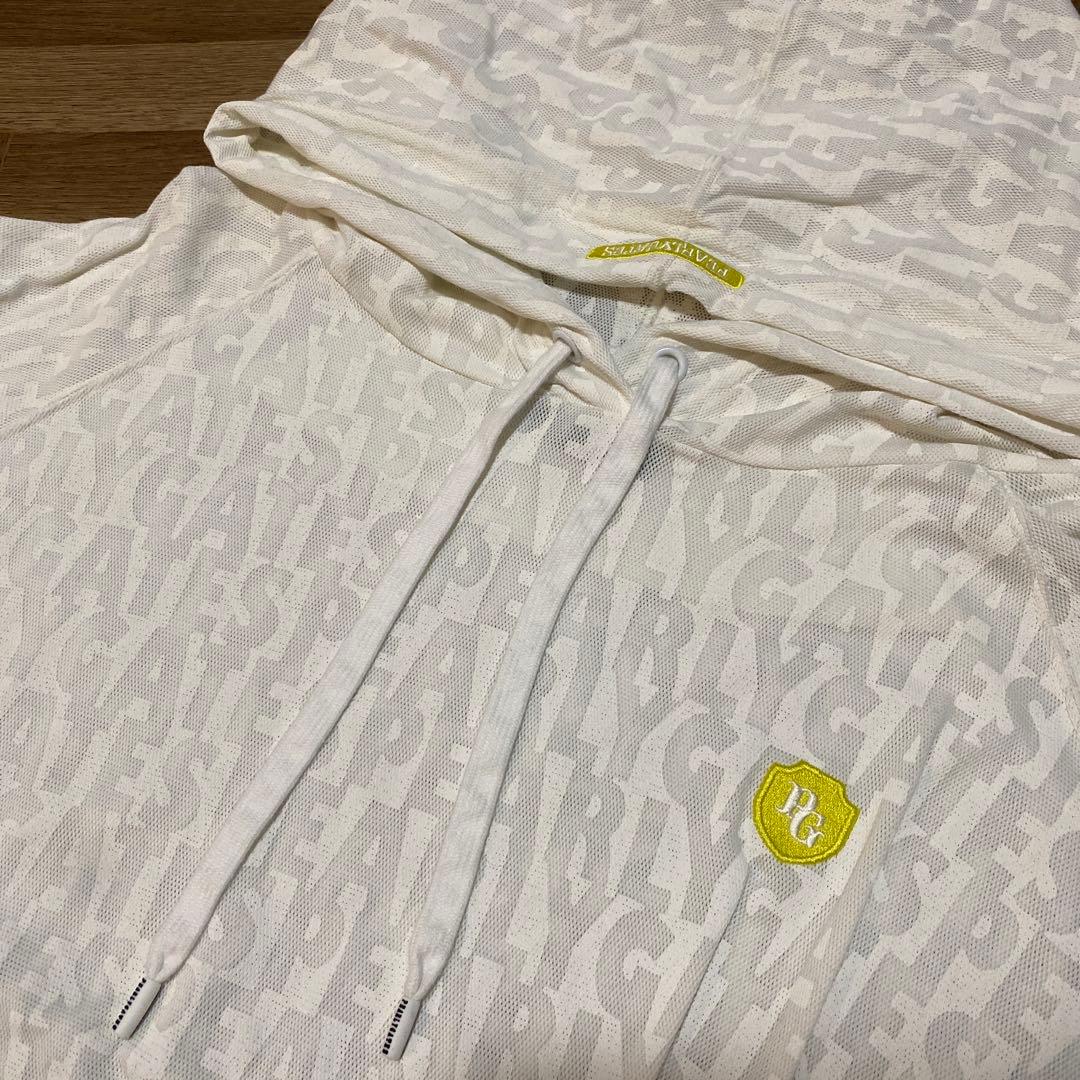 美品♡パーリーゲイツ♡メッシュパーカー♡ホワイト♡イエロー♡S