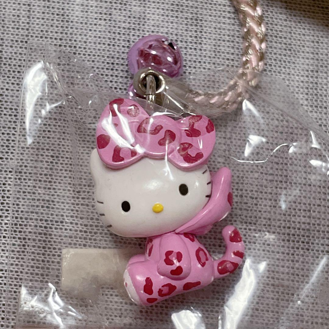 ご当地キティ♡激レア♡大阪限定ピンクヒョウ柄キティちゃん根付け